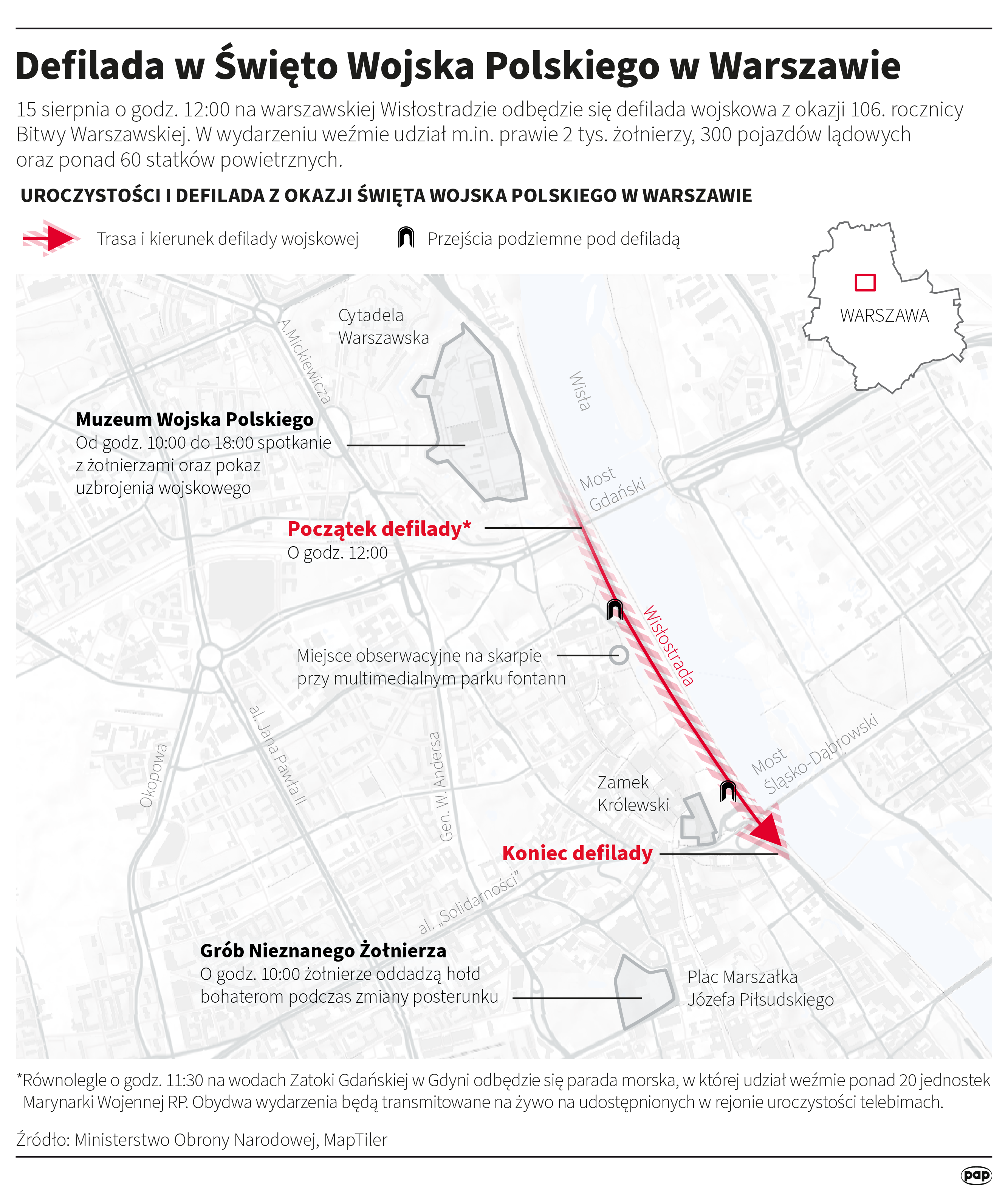 Święto Wojska Polskiego w Warszawie