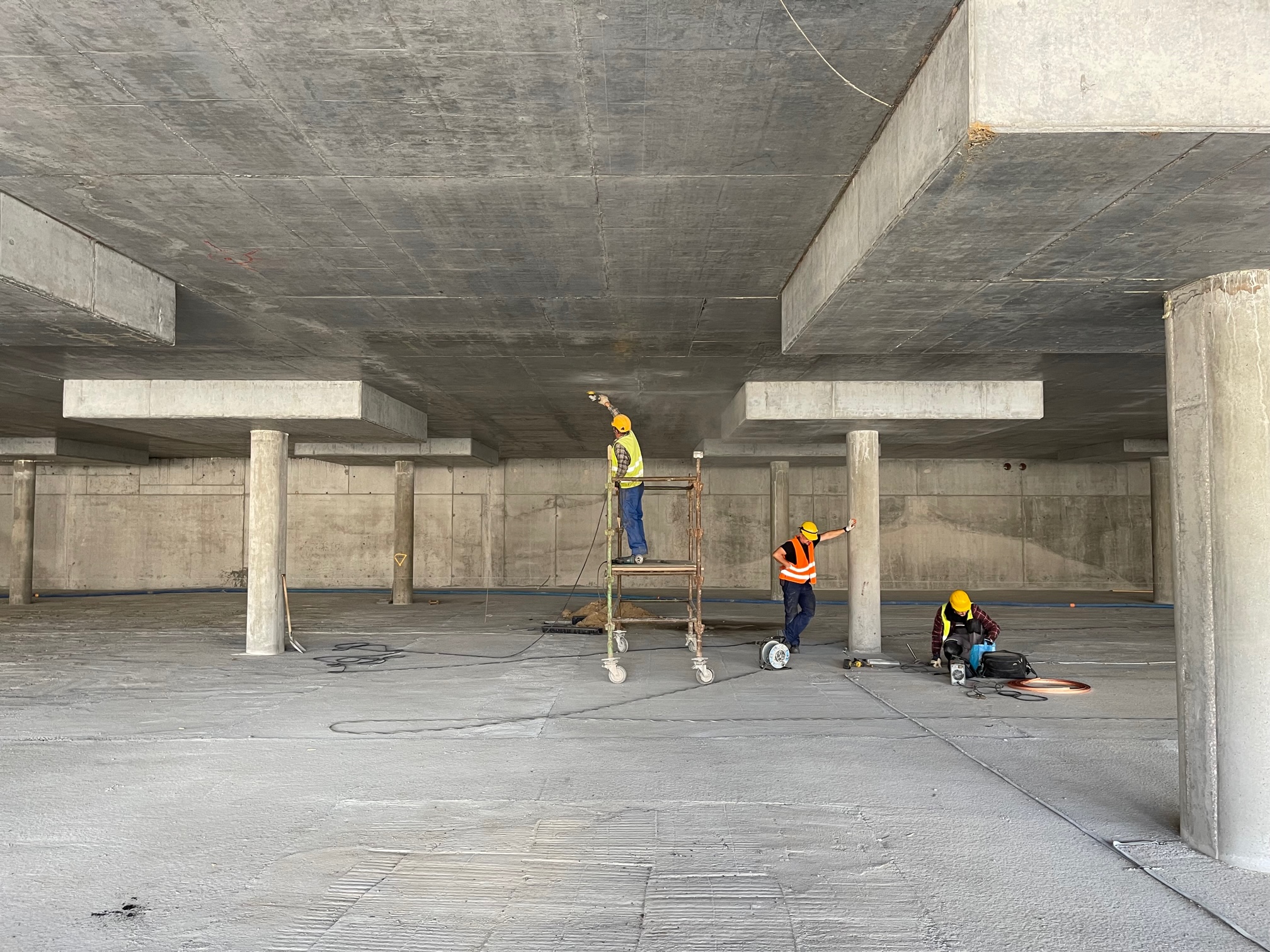 Prace przy budowie parkingu podziemnego w Parku Centralnym. Źródło: Agencja Rozwoju Gdyni