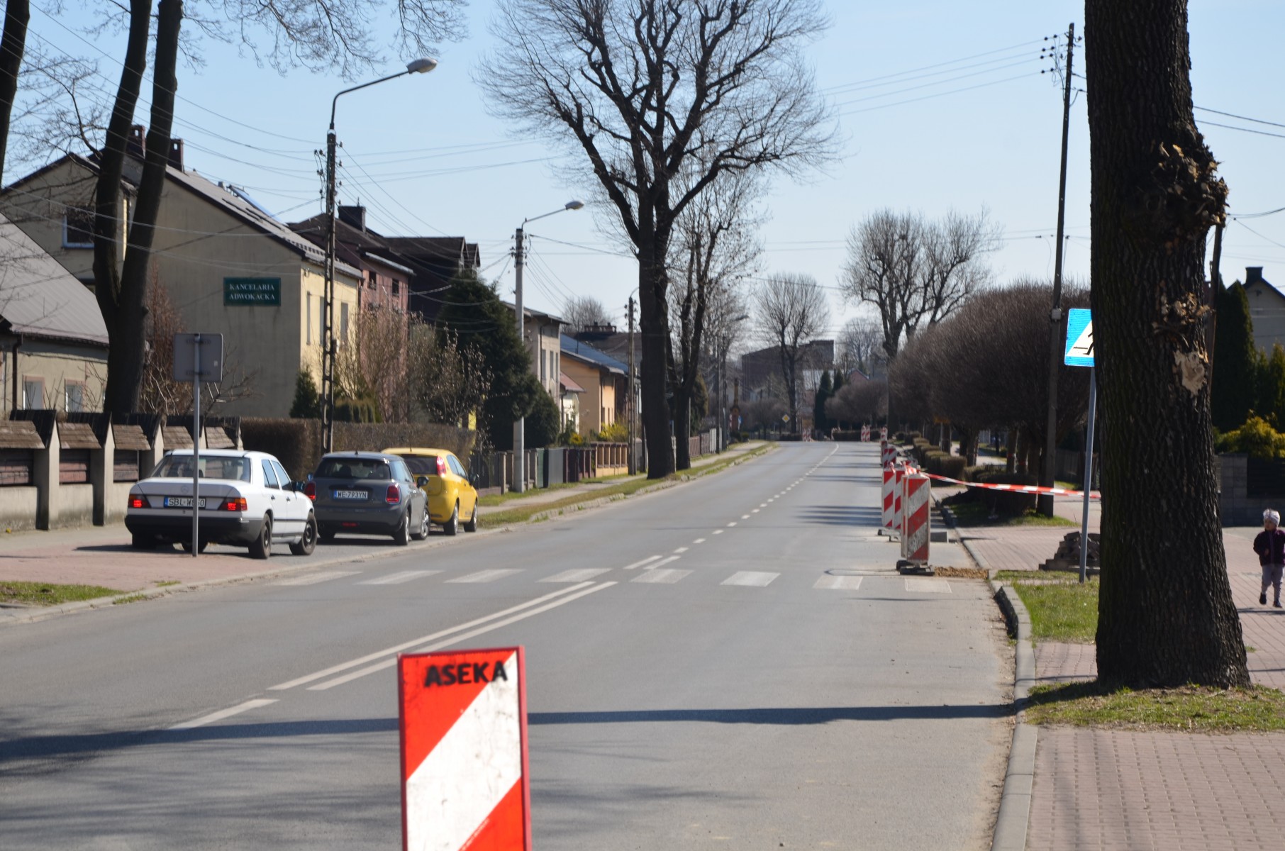 Fot. Wzdłuż ulicy Krakowskiej powstaje droga rowerowa