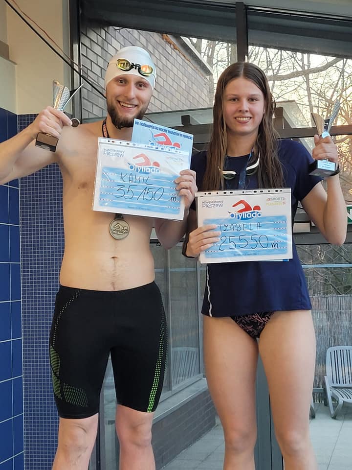 Foto (Sport Pleszew): Kamil i Iza pokonali największe dystanse 