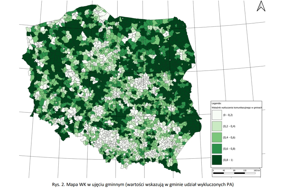Wykluczenie komunikacyjne w gminach