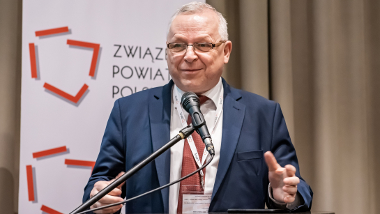 Starosta Bielski, przewodniczący Związku Powiatów Polskich Andrzej Płonka, Fot. ZPP 
