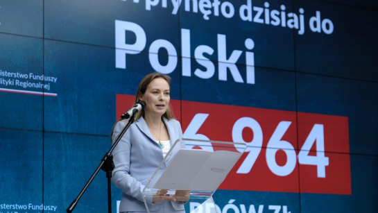 W poniedziałek, 15 kwietnia wpłynęło do Polski z Komisji Europejskiej 27 mld zł z pierwszego wniosku o płatność z KPO, fot. MFiPR