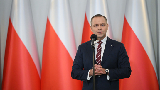 Prezydent RP Karol Nawrocki; fot. PAP/Marcin Obara