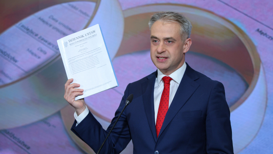 Wicepremier i minister cyfryzacji Krzysztof Gawkowski; fot. PAP/Paweł Supernak