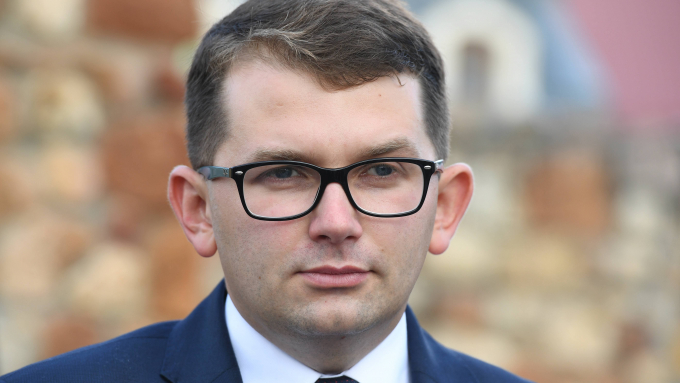 Wojewoda małopolski Łukasz Kmita Fot.PAP/J.Bednarczyk