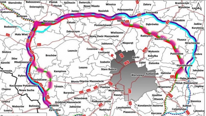 Fot. Informacja w sprawie realizacji drogi ekspresowej S50 na terenie Miasta i Gminy Serock
