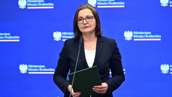 Wiceminister klimatu i środowiska Anita Sowińska, fot. PAP/Radek Pietruszka
