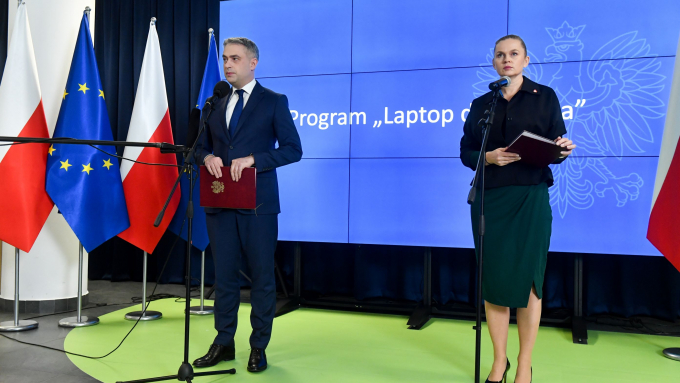Program "Laptop dla ucznia" zawieszony, eksperci mają wypracować nową formułę Fot.PAP/Piotr Nowak