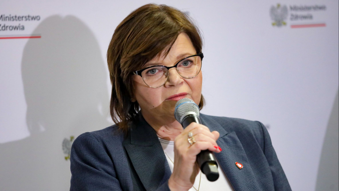 Ministra zdrowia Izabela Leszczyna;  fot. PAP/Tomasz Gzell