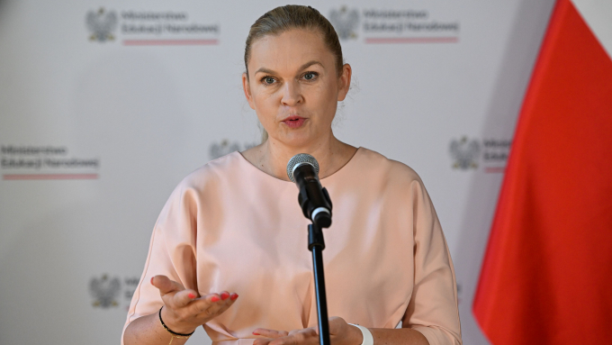 Ministra edukacji Barbara Nowacka, fot. PAP/Radek Pietruszka