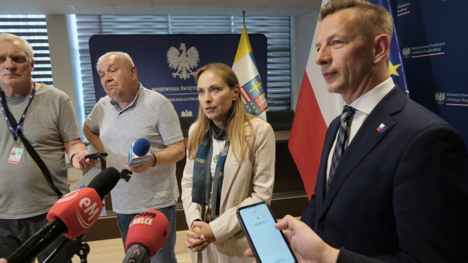 Minister funduszy i polityki regionalnej Katarzyna Pełczyńska-Nałęcz w woj. świętokrzyskim, fot. MFiPR/X (d. Twitter)