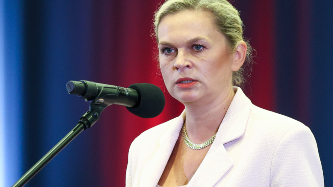 Ministra edukacji Barbara Nowacka; fot. PAP/Piotr Matusewicz