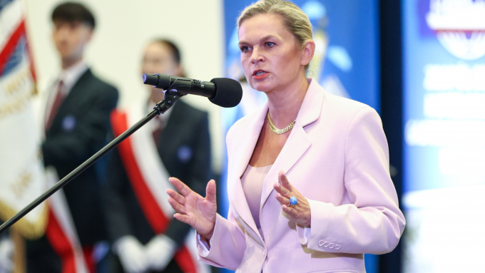 Ministra edukacji Barbara Nowacka; fot. PAP/Piotr Matusewicz
