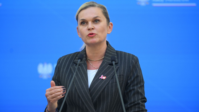 Ministra edukacji Barbara Nowacka, fot. PAP/Marcin Obara