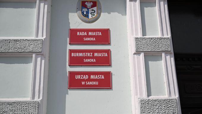 Urząd Miasta w Sanoku; fot. PAP/Darek Delmanowicz