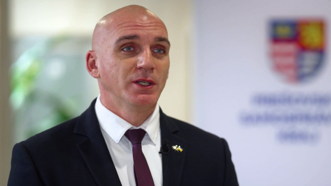 Burmistrz Mikołajowa Ołeksandr Sienkiewycz; fot. Paweł Sierpiński