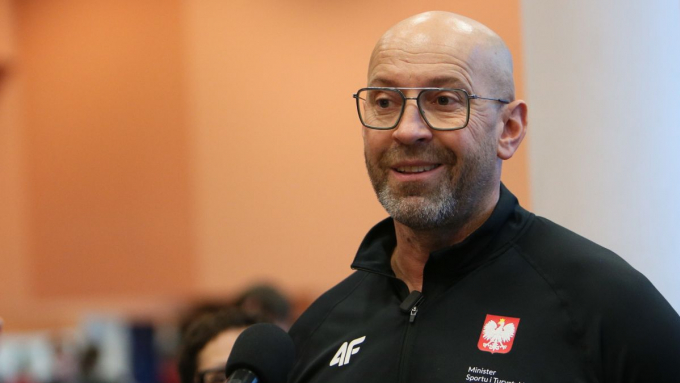 Minister sportu i turystyki Jakub Rutnicki; fot. PAP/Lech Muszyński