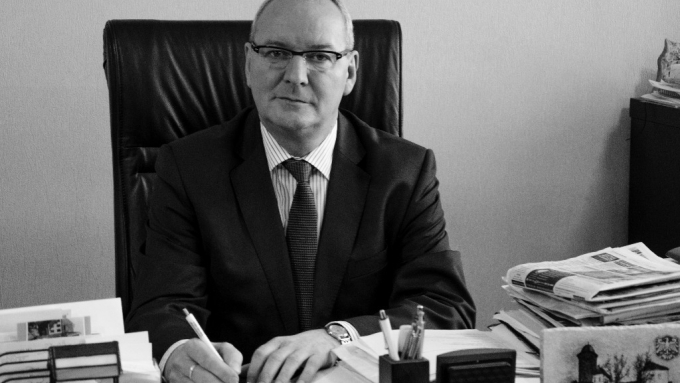 Burmistrz  gminy Koźmin Wielkopolski Maciej Bratborski; fot. UMG Koźmin Wielkopolski