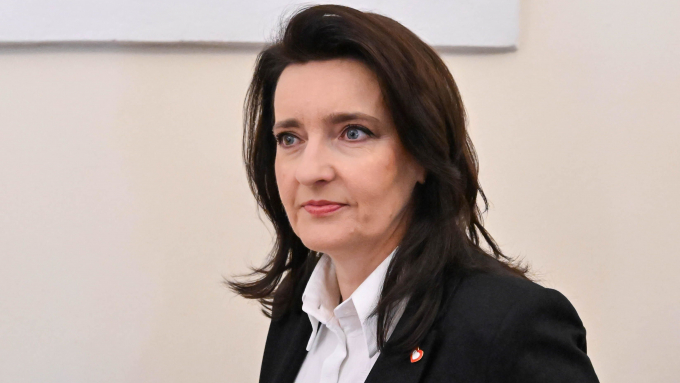 Pełnomocniczka rządu ds. polityki senioralnej Marzena Okła-Drewnowicz, fot. PAP/Piotr Polak