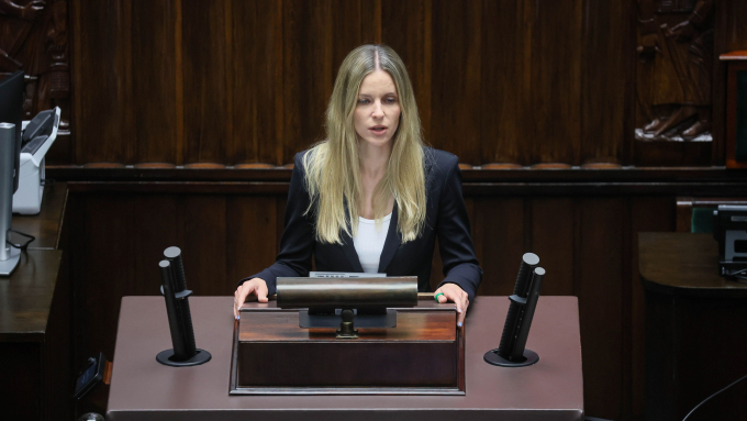  Wiceminister rodziny, pracy i polityki społecznej Aleksandra Gajewska, fot. PAP/Leszek Szymański