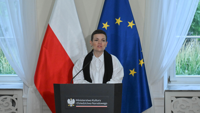Minister kultury Marta Cienkowska; fot. PAP/Piotr Nowak