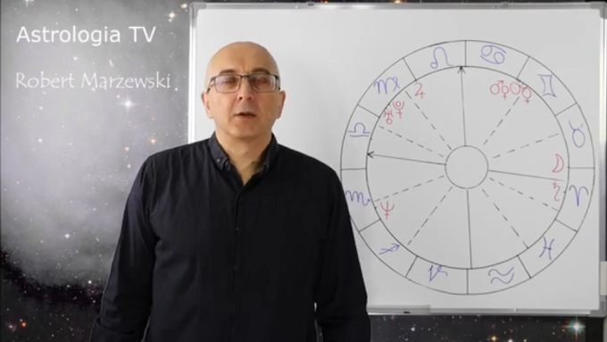 Astrolog Robert Marzewski; fot. YouTube/Astrologia TV