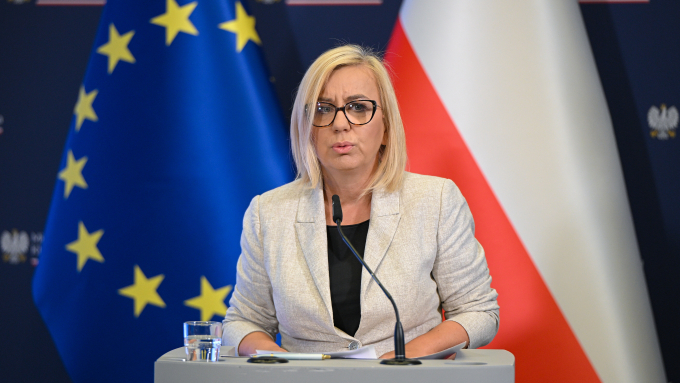 Minister klimatu i środowiska Paulina Hennig-Kloska; fot. PAP/Marcin Obara